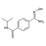 4-[(Z)-amino(hydroxyimino)methyl]-N-isopropylbenzamide