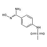 N’-hydroxy-4-[(methylsulfonyl)amino]benzenecarboximidamide