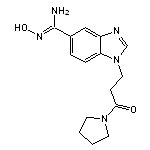 N’-hydroxy-1-(3-oxo-3-pyrrolidin-1-ylpropyl)-1H-benzimidazole-5-carboximidamide