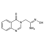 (1Z)-N’-hydroxy-2-(4-oxoquinazolin-3(4H)-yl)ethanimidamide