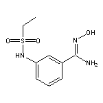 3-[(ethylsulfonyl)amino]-N’-hydroxybenzenecarboximidamide