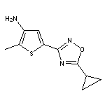 5-(5-cyclopropyl-1,2,4-oxadiazol-3-yl)-2-methylthien-3-ylamine