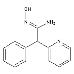 (1Z)-N’-hydroxy-2-phenyl-2-pyridin-2-ylethanimidamide