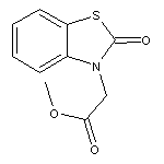 methyl (2-oxo-1,3-benzothiazol-3(2H)-yl)acetate