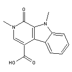 2,9-dimethyl-1-oxo-2,9-dihydro-1H-beta-carboline-4-carboxylic acid