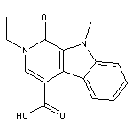 2-ethyl-9-methyl-1-oxo-2,9-dihydro-1H-beta-carboline-4-carboxylic acid