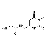 N-[(1,3-dimethyl-2,6-dioxo-1,2,3,6-tetrahydropyrimidin-4-yl)methyl]glycinamide HCl