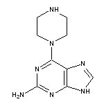 6-piperazin-1-yl-9H-purin-2-amine 2HCl