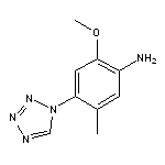 2-methoxy-5-methyl-4-(1H-tetrazol-1-yl)aniline