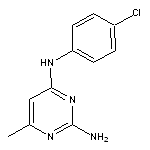 N-(4-chlorophenyl)-6-methylpyrimidine-2,4-diamine