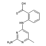 2-[(2-amino-6-methylpyrimidin-4-yl)amino]benzoic acid