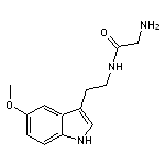 N-[2-(5-methoxy-1H-indol-3-yl)ethyl]glycinamide HCL