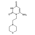 6-amino-1-(2-morpholin-4-ylethyl)pyrimidine-2,4(1H,3H)-dione