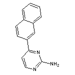 4-(2-naphthyl)pyrimidin-2-amine