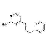 4-[(2-phenylethyl)thio]-1,3,5-triazin-2-amine