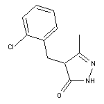 4-(2-chlorobenzyl)-5-methyl-2,4-dihydro-3H-pyrazol-3-one