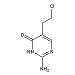 2-amino-5-(2-chloroethyl)pyrimidin-4(3H)-one