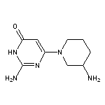 2-amino-6-(3-aminopiperidin-1-yl)pyrimidin-4(3H)-one 2HCL