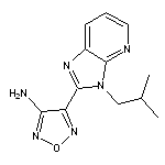 4-(3-isobutyl-3H-imidazo[4,5-b]pyridin-2-yl)-1,2,5-oxadiazol-3-amine