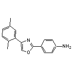 4-[4-(2,5-dimethylphenyl)-1,3-oxazol-2-yl]aniline