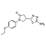 4-(5-amino-1,3,4-oxadiazol-2-yl)-1-(4-ethoxyphenyl)pyrrolidin-2-one