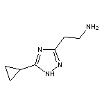 2-(5-cyclopropyl-1H-1,2,4-triazol-3-yl)ethanamine 2HCl