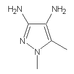 1,5-dimethyl-1H-pyrazole-3,4-diamine dihydrochloride 2HCl