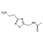 N-{[3-(2-aminoethyl)-1,2,4-oxadiazol-5-yl]methyl}acetamide HCL