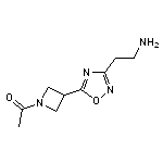 2-[5-(1-acetylazetidin-3-yl)-1,2,4-oxadiazol-3-yl]ethanamine HCL