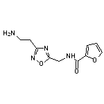 N-{[3-(2-aminoethyl)-1,2,4-oxadiazol-5-yl]methyl}-2-furamide HOOCCOOH