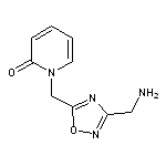 1-{[3-(aminomethyl)-1,2,4-oxadiazol-5-yl]methyl}pyridin-2(1H)-one