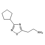 2-(3-cyclopentyl-1,2,4-oxadiazol-5-yl)ethanamine HCL