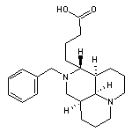 4-(2-benzyldecahydro-1H,4H-pyrido[3,2,1-ij]-1,6-naphthyridin-1-yl)butanoic acid