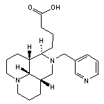 4-[2-(pyridin-3-ylmethyl)decahydro-1H,4H-pyrido[3,2,1-ij]-1,6-naphthyridin-1-yl]butanoic acid