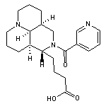 4-[2-(pyridin-3-ylcarbonyl)decahydro-1H,4H-pyrido[3,2,1-ij]-1,6-naphthyridin-1-yl]butanoic acid