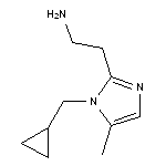 2-[1-(cyclopropylmethyl)-5-methyl-1H-imidazol-2-yl]ethanamine 2HCl