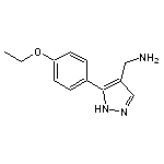 [5-(4-ethoxyphenyl)-1H-pyrazol-4-yl]methanamine