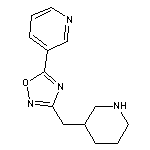 3-(3-piperidylmethyl)-5-(3-pyridyl)-1,2,4-oxadiazole 2HCl