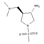 N-{[(3R,4S)-4-amino-1-(methylsulfonyl)tetrahydro-1H-pyrrol-3-yl]methyl}-N,N-dimethylamine