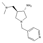 N-{[(3R,4S)-4-amino-1-(4-pyridylmethyl)tetrahydro-1H-pyrrol-3-yl]methyl}-N,N-dimethylamine