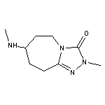 2-methyl-7-(methylamino)-2,5,6,7,8,9-hexahydro-3H-[1,2,4]triazolo[4,3-a]azepin-3-one