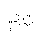 (1R,2S,3R,5R)-3-Amino-5-(hydroxymethyl)-1,2-cyclopentanediol Hydrochloride