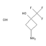 cis-3-Amino-1-(trifluoromethyl)cyclobutanol Hydrochloride