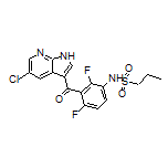 N-[3-(5-Chloro-7-azaindole-3-carbonyl)-2,4-difluorophenyl]propane-1-sulfonamide