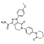 1-(4-Methoxyphenyl)-7-oxo-6-[4-(2-oxo-1-piperidyl)phenyl]-4,5,6,7-tetrahydro-1H-pyrazolo[3,4-c]pyridine-3-carboxamide