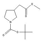 Methyl 2-(1-Boc-3-pyrrolidinyl)acetate