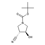 trans-1-Boc-4-hydroxypyrrolidine-3-carbonitrile