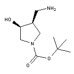 cis-4-(Aminomethyl)-1-Boc-pyrrolidin-3-ol