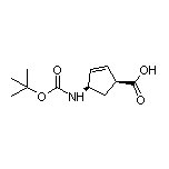 (1S,4R)-4-(Boc-amino)-2-cyclopentenecarboxylic Acid