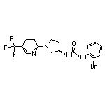 (R)-1-(2-Bromophenyl)-3-[1-[5-(trifluoromethyl)pyridin-2-yl]pyrrolidin-3-yl]urea